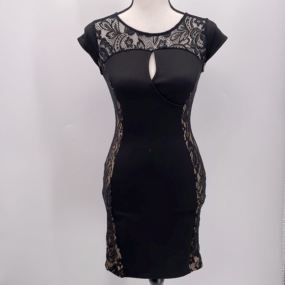 lace top formal dress Baltic Born Womens Summerlin Lace Top Maxi Dress | Blue main image 1